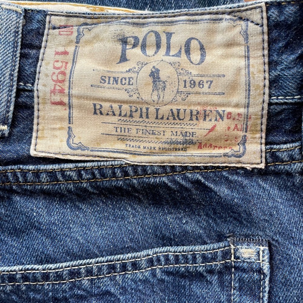 COPY - Ralph Lauren POLO denim jeans 2007 collection- W38xL30 blue jeans